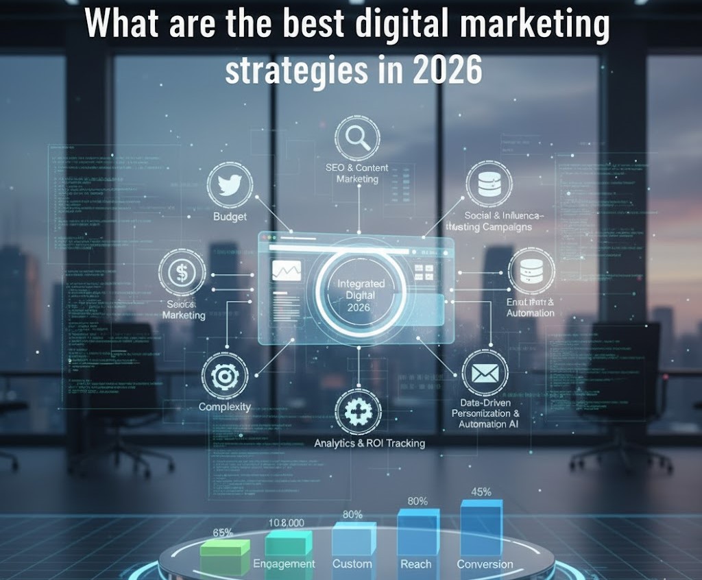 Featured image for blog post titled: What Are the Best Digital Marketing Strategies in 2026