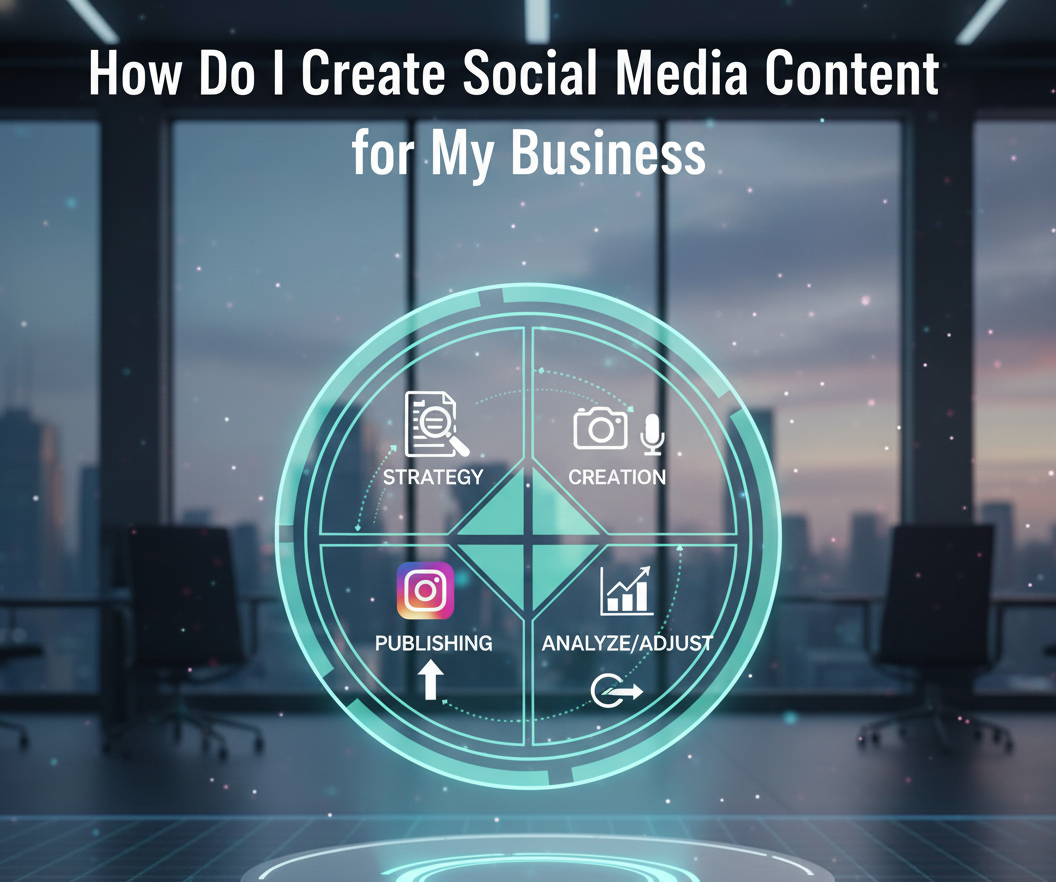 Featured image for blog post titled: How Do I Create Social Media Content for My Business
