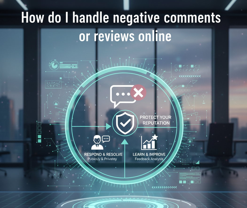 Featured image for blog post titled: How Do I Handle Negative Comments or Reviews Online