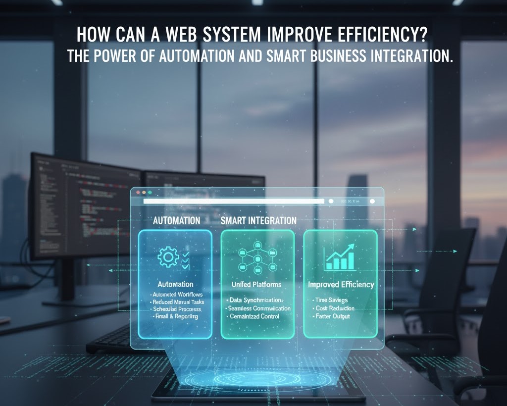 Featured image for blog post titled: How Can a Web System Improve Efficiency?