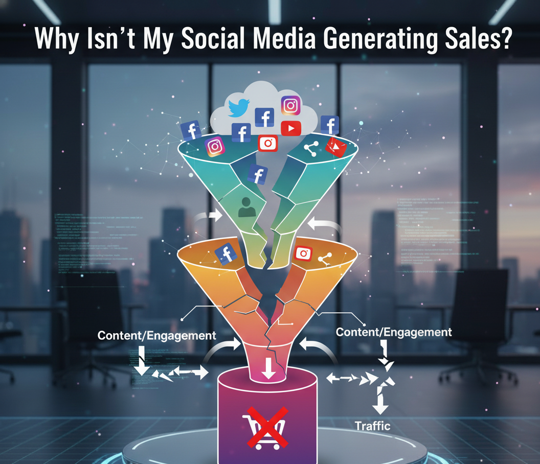 Featured image for blog post titled: Why Isn’t My Social Media Generating Sales